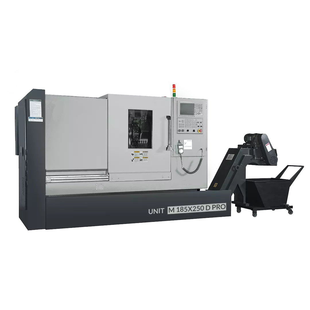 Токарный станок с ЧПУ UNIT M 185х250 D/PRO Siemens, приводной инструмент/ ось У на комплектации PRO