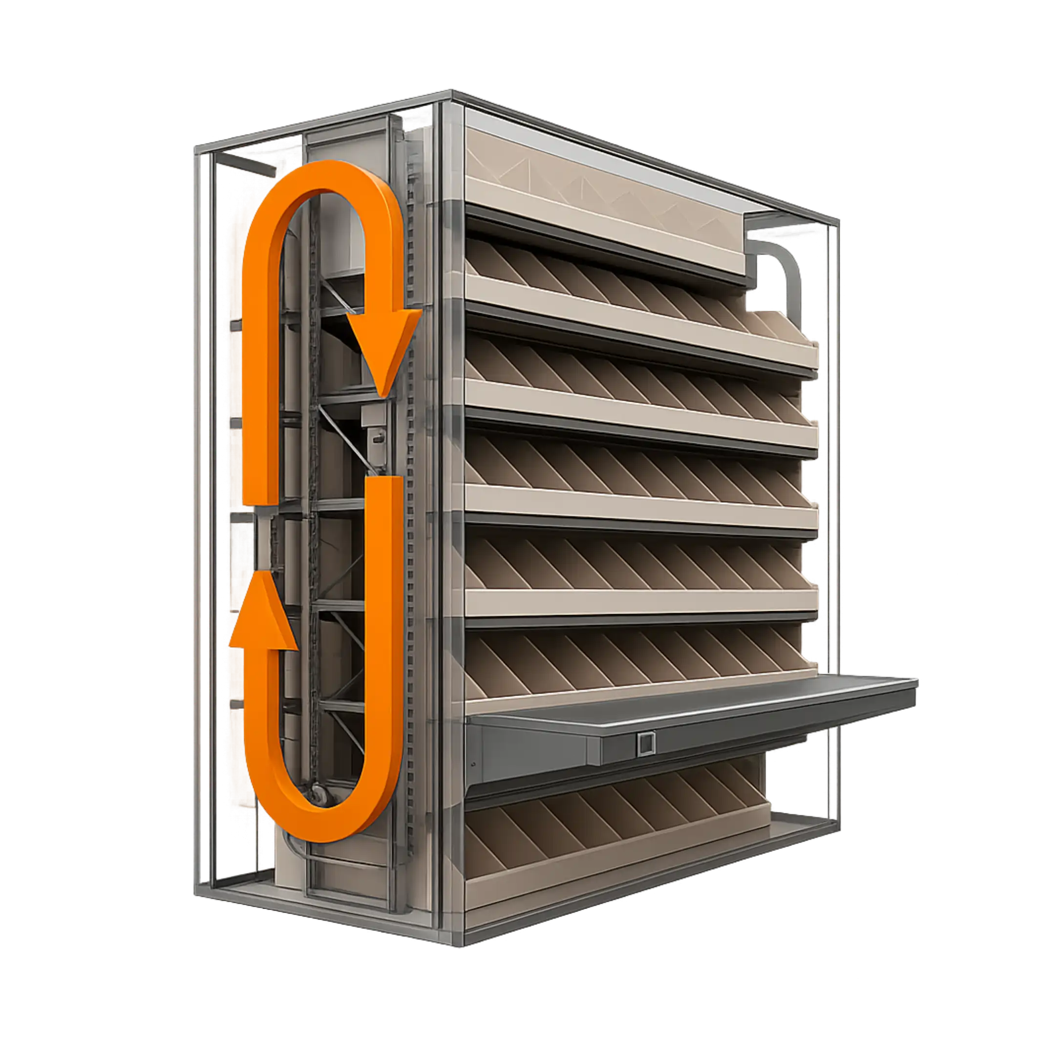 Стеллаж автоматизированный карусельного типа Spiner HWH 200.10 - изображение 2
