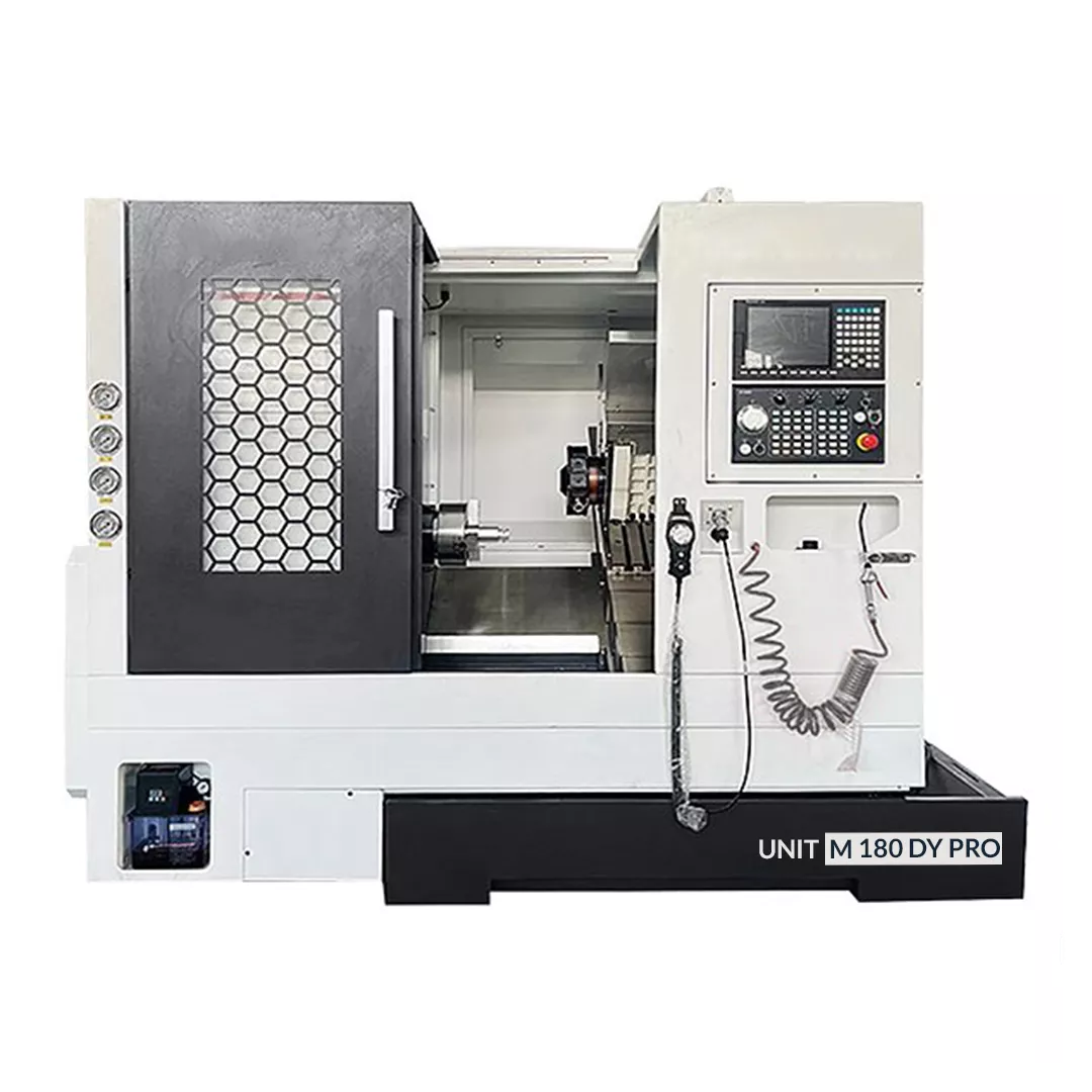 Токарный автомат с ЧПУ UNIT M 180 DY (PRO) Syntec