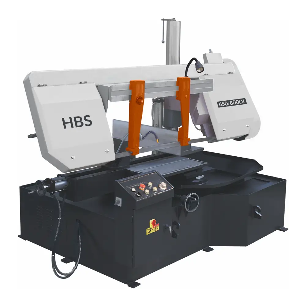 «Ленточнопильный станок HBS-650/800DI с поворотной рамой до 45˚»