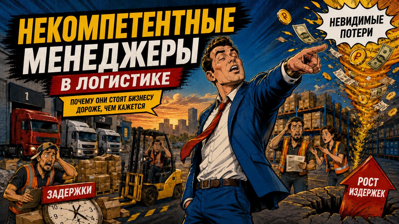 Материал журнала «Некомпетентные менеджеры в логистике: почему они стоят бизнесу дороже, чем кажется» Материал журнала «Некомпетентные менеджеры в логистике: почему они стоят бизнесу дороже, чем кажется»