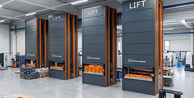 «Автоматический стеллаж Multi-Lift #Умные_склады»