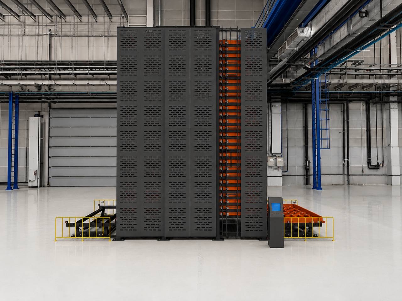 Тот же участок после установки автоматизированной башенной системы TOWER